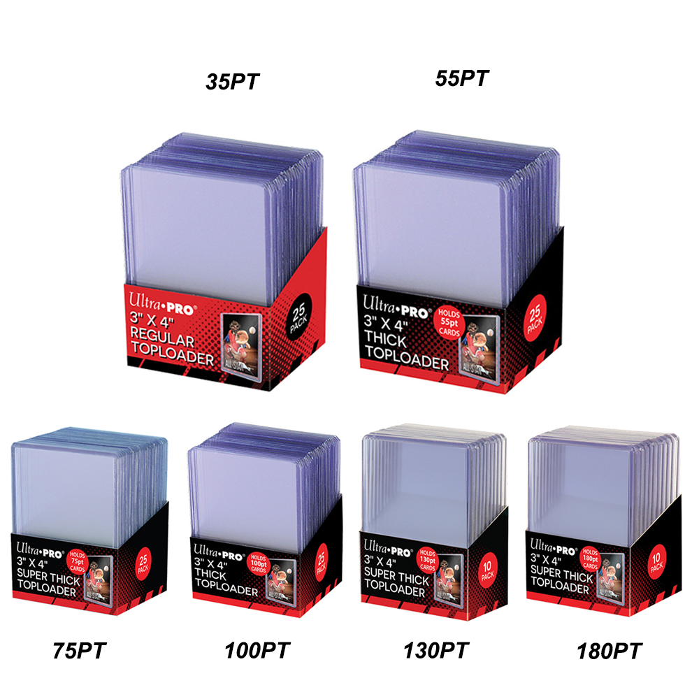 Card Top Loader - Ultra Pro 35/55/75/100/130/180PT Clear Regular Top
