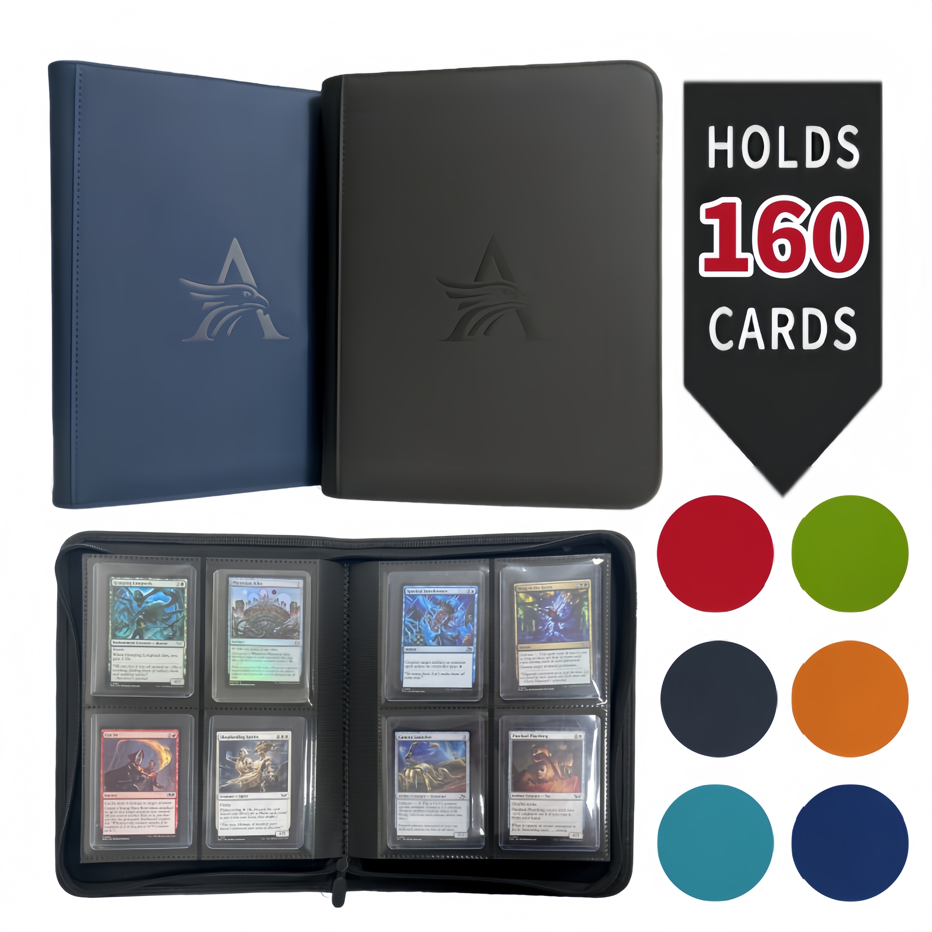 Card Top Loader - 4-pocket Toploader Binder, top loader binder