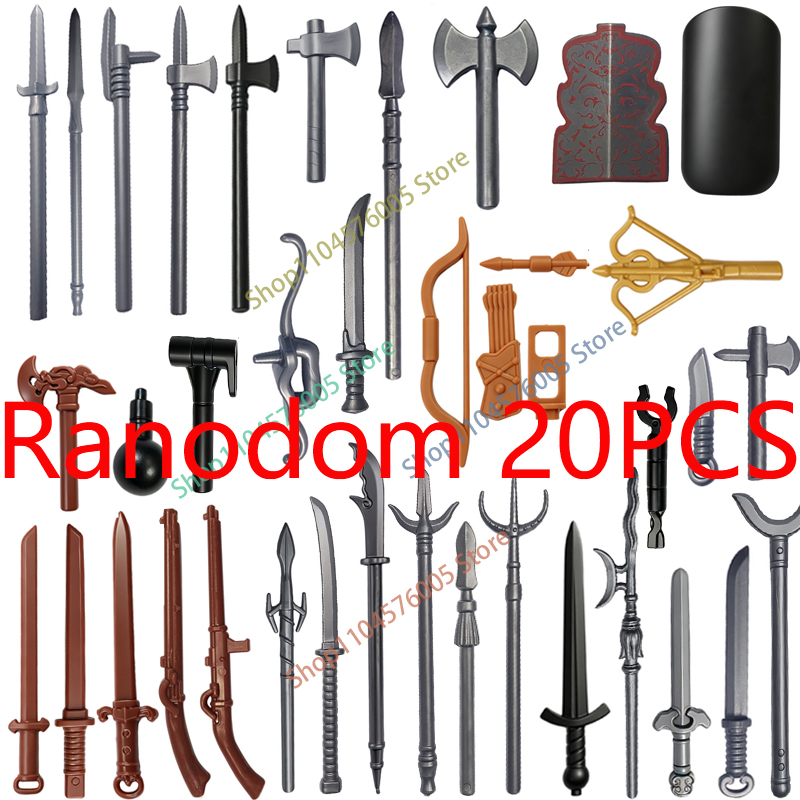 MOC Medieval Weapons Accessori - Building Block Mini 评论和价格