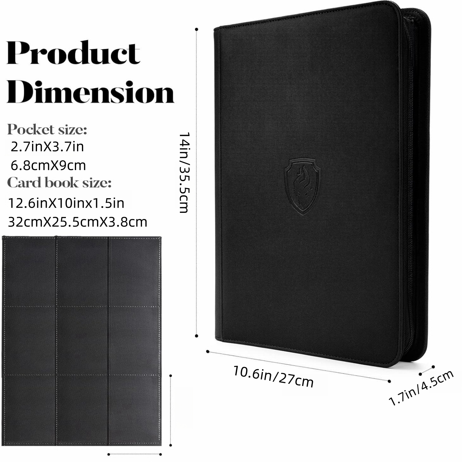 9 Pocket Trading Card Binder,  - Trading Card Binder 评论和价格
