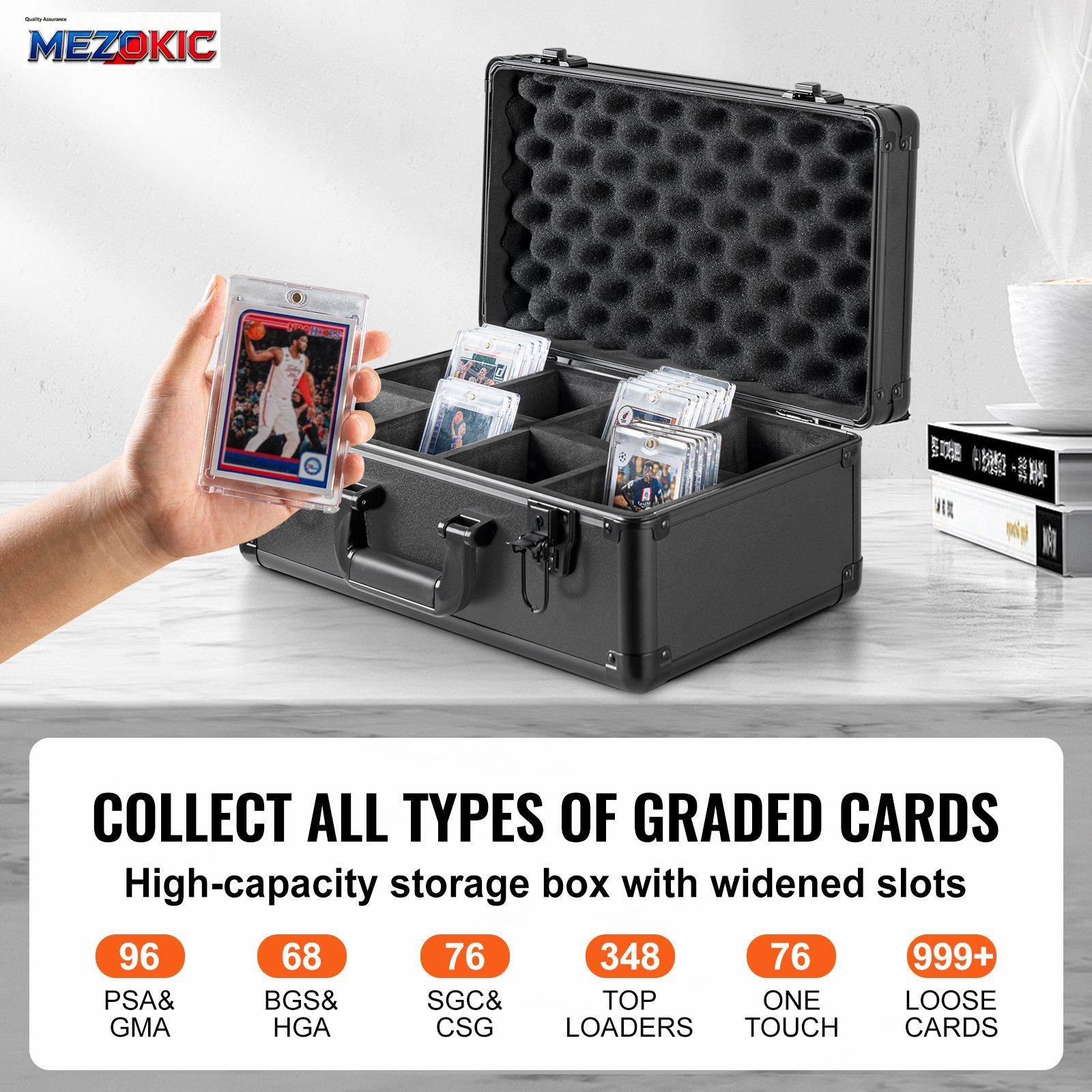 Graded Card Storage Box, 4 Slo - Card Top Loader 评论和价格