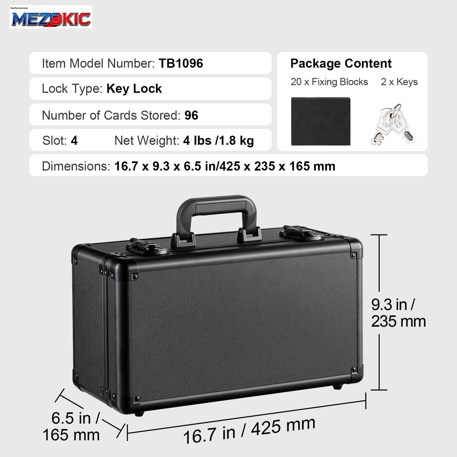 Graded Card Storage Box, 4 Slo - Card Top Loader 评论和价格