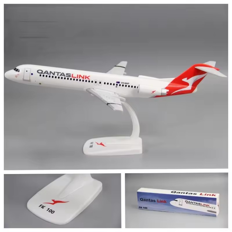 New 1:100 Scale Fokker FK-100  - Model Airplane Plastic 评论和价格