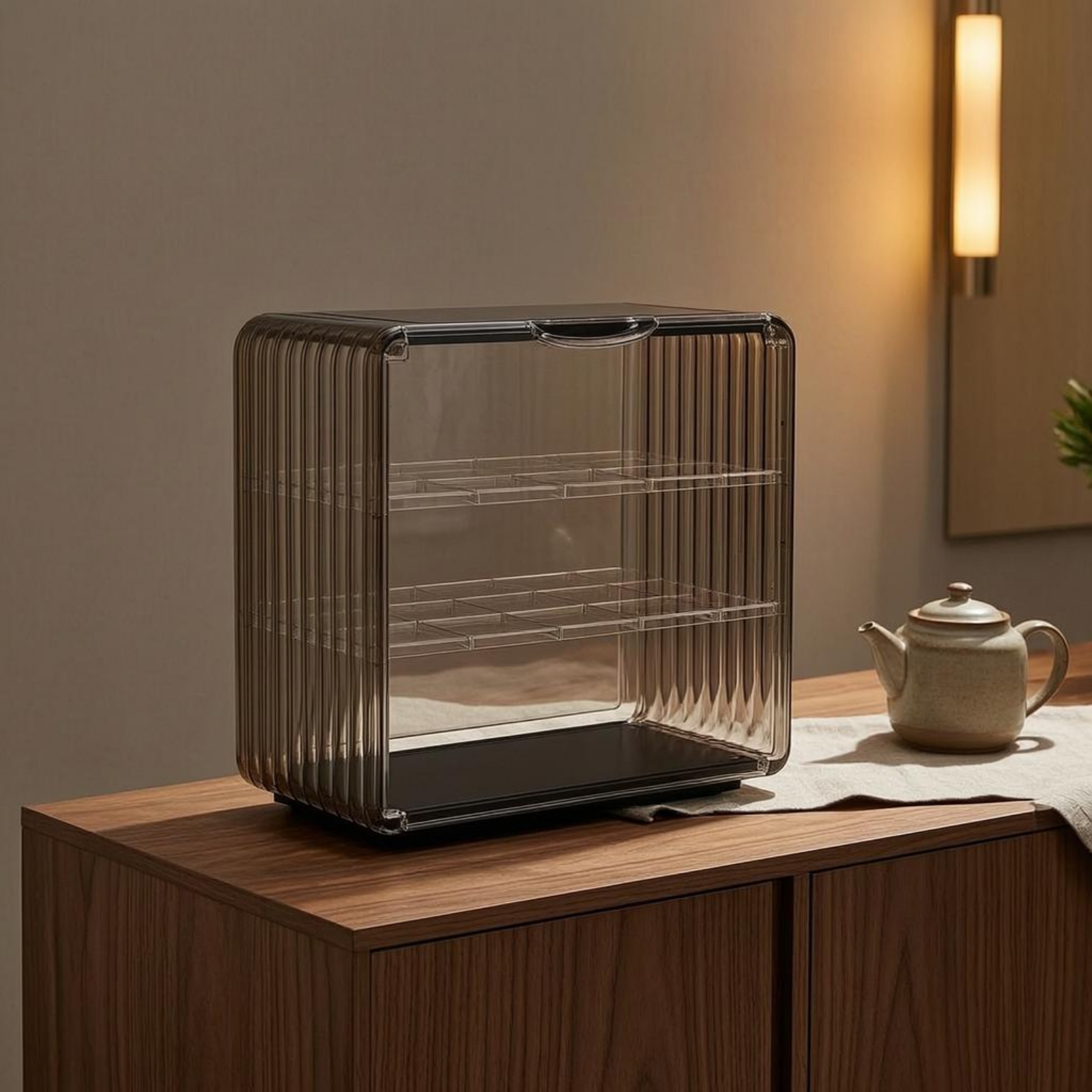 Acrylic Cup Storage Rack Trans - Display Case Acrylic 评论和价格