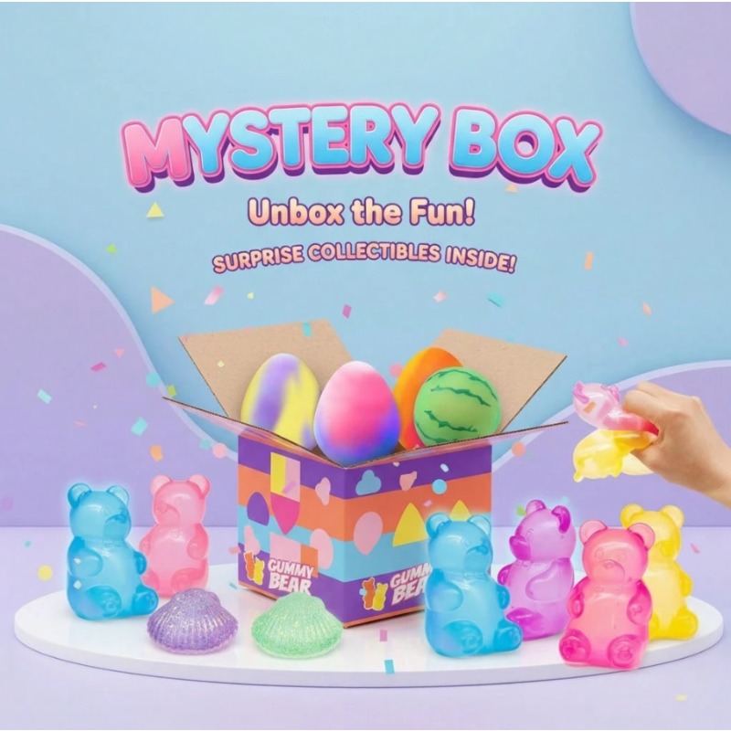 Blind Box Squishy Toy – 3 Rand - Mystery Box Blind Bag 评论和价格