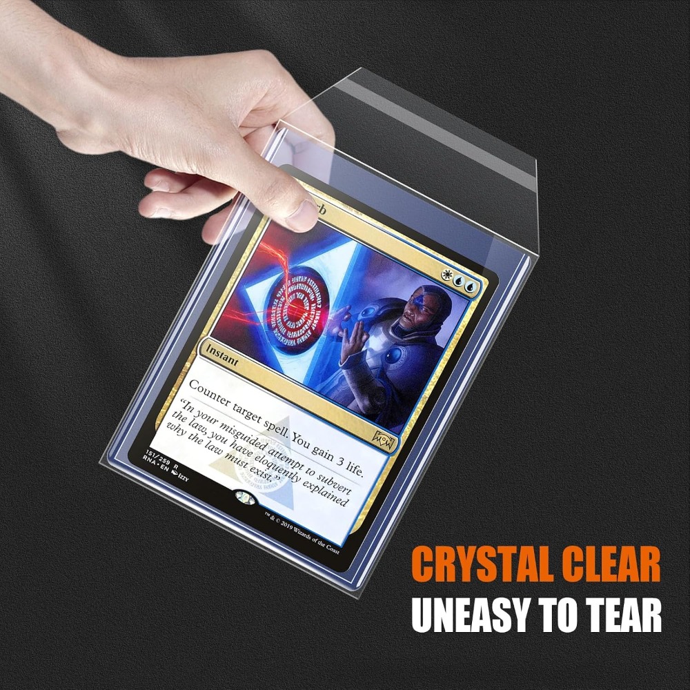 100 Pack Top Loader Sleeves, U - Card Top Loader 评论和价格