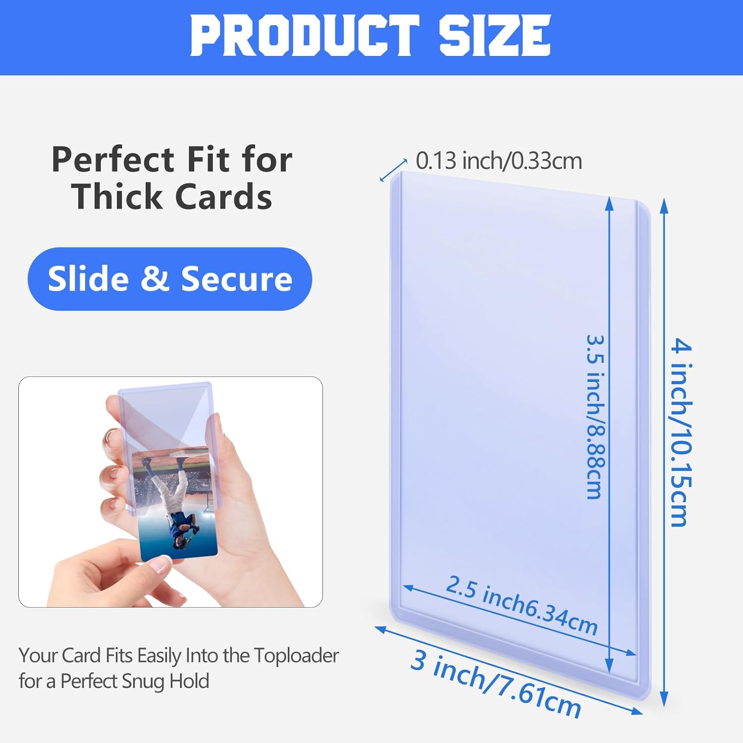 20 Top Loader Thick Card Holde - Card Top Loader 评论和价格