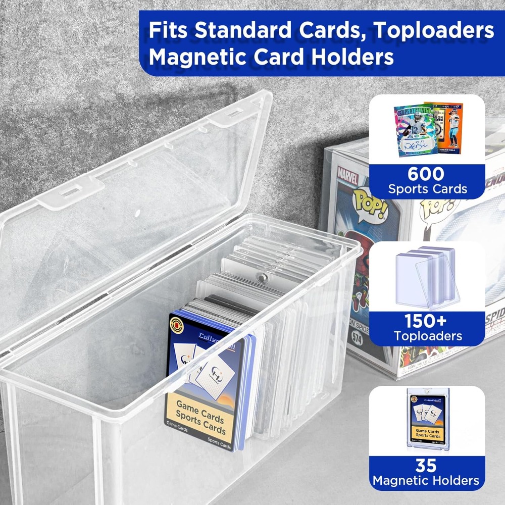 10 PCS Trading Card Storage Bo - Card Top Loader 评论和价格