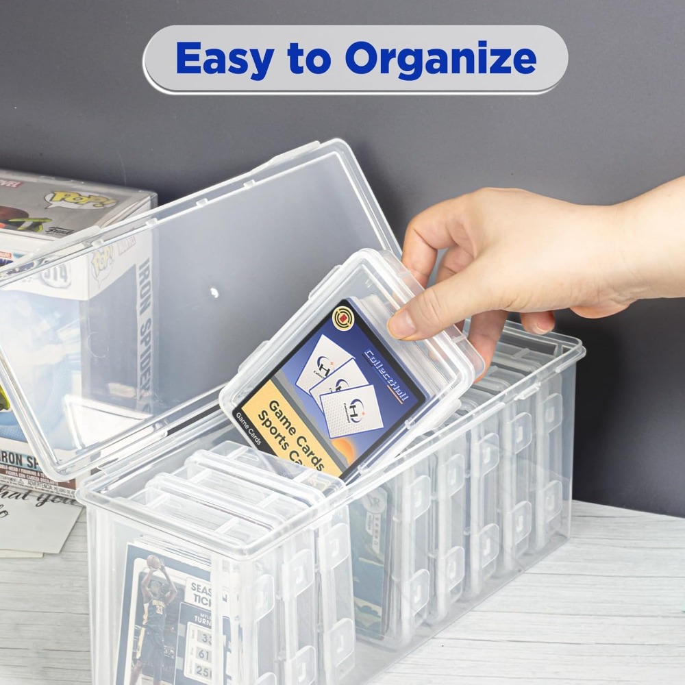10 PCS Trading Card Storage Bo - Card Top Loader 评论和价格