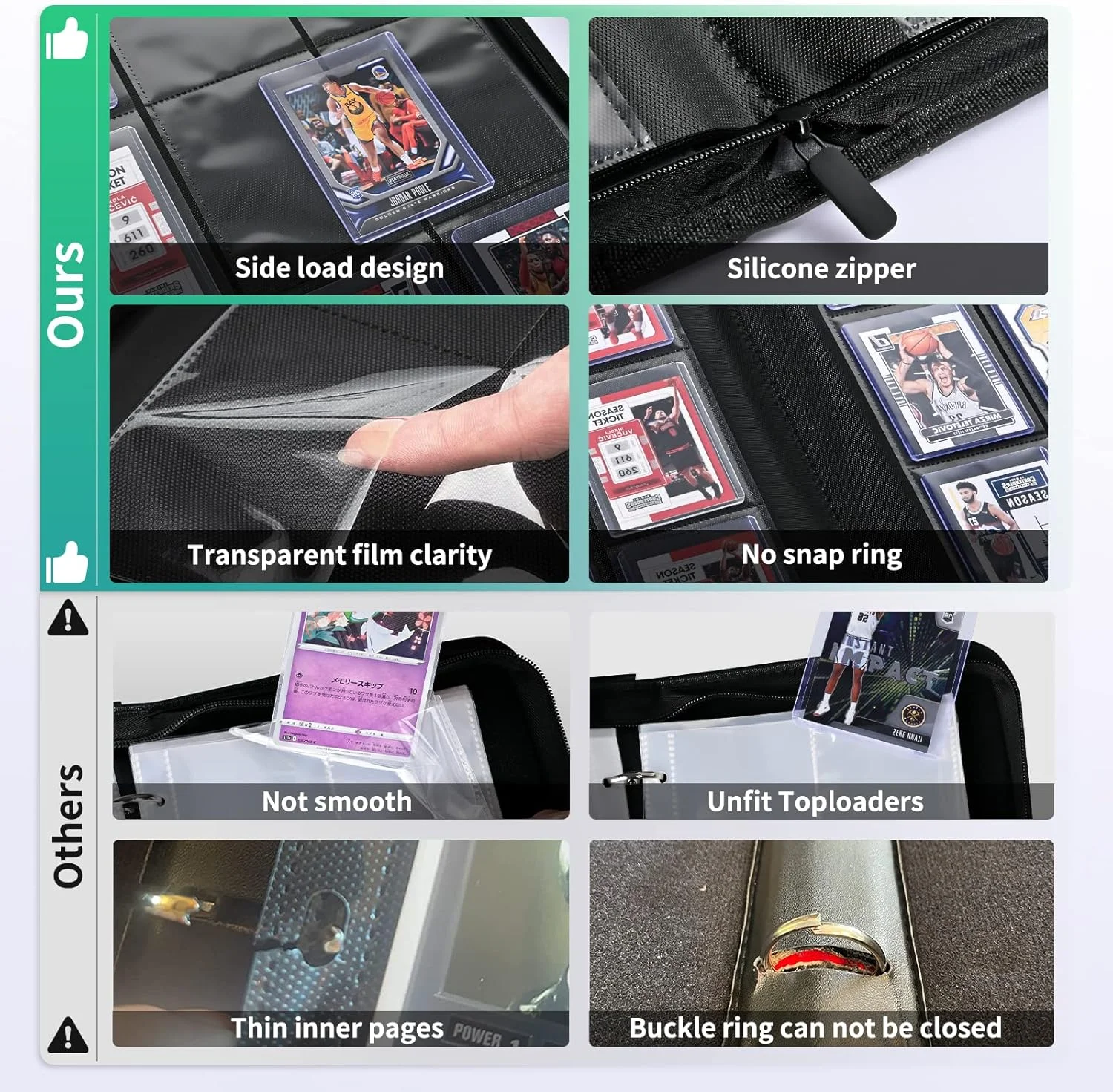 Card Binder, 9-Pocket Trading  - Trading Card Binder 评论和价格