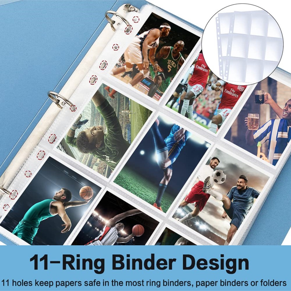 50 Sheets 9 Pocket Single Side - Trading Card Binder 评论和价格