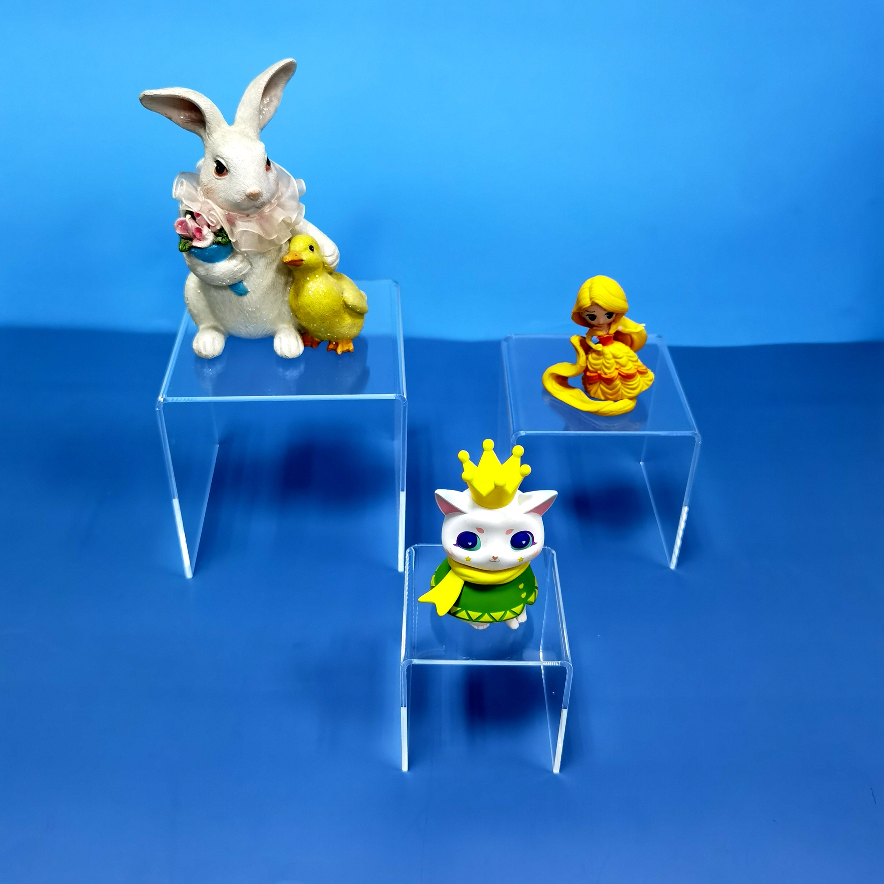 Clear Acrylic Display Risers f - Display Risers Set 评论和价格