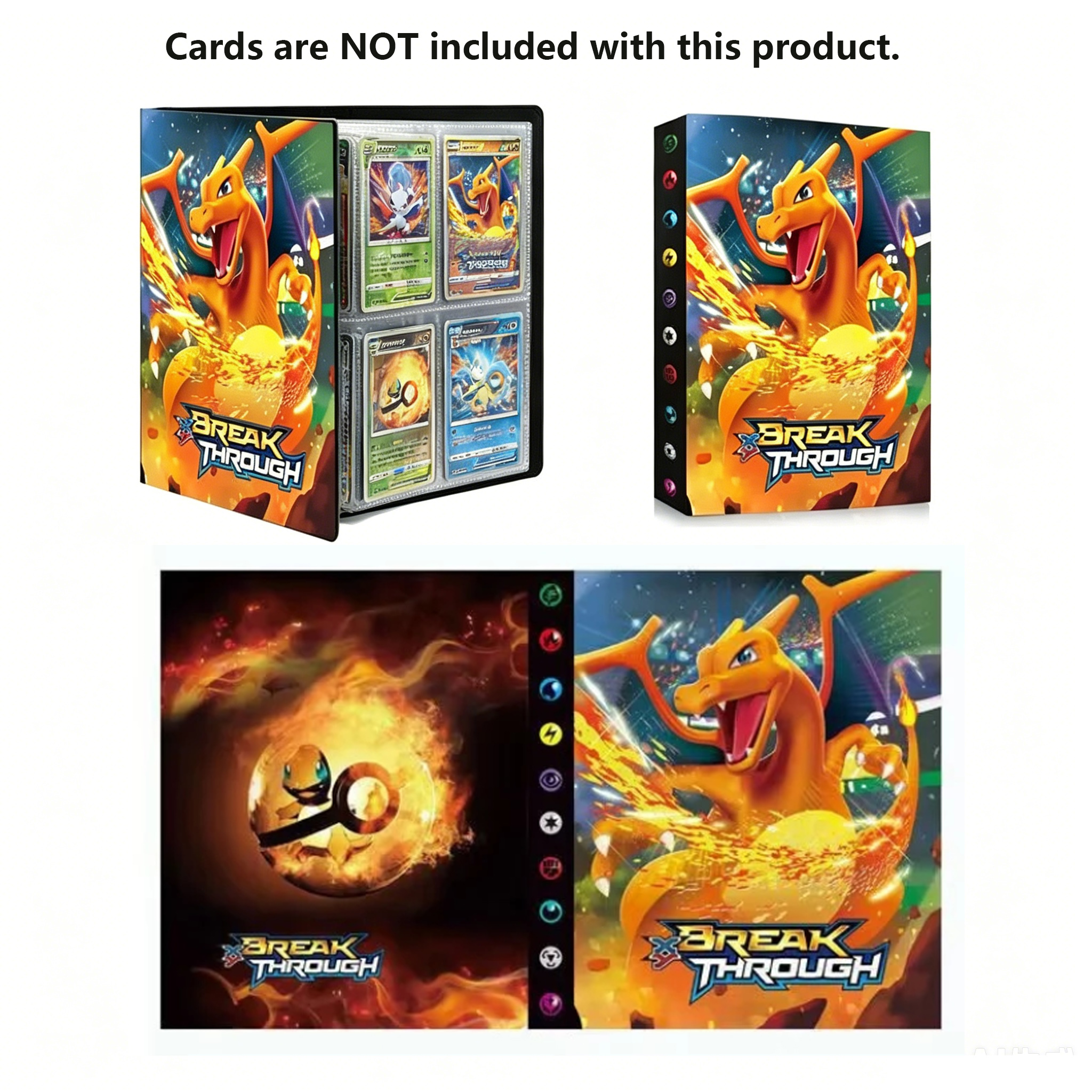 NEW 240PCS Pok é mon Cards Alb - Pokemon Binder Card 评论和价格