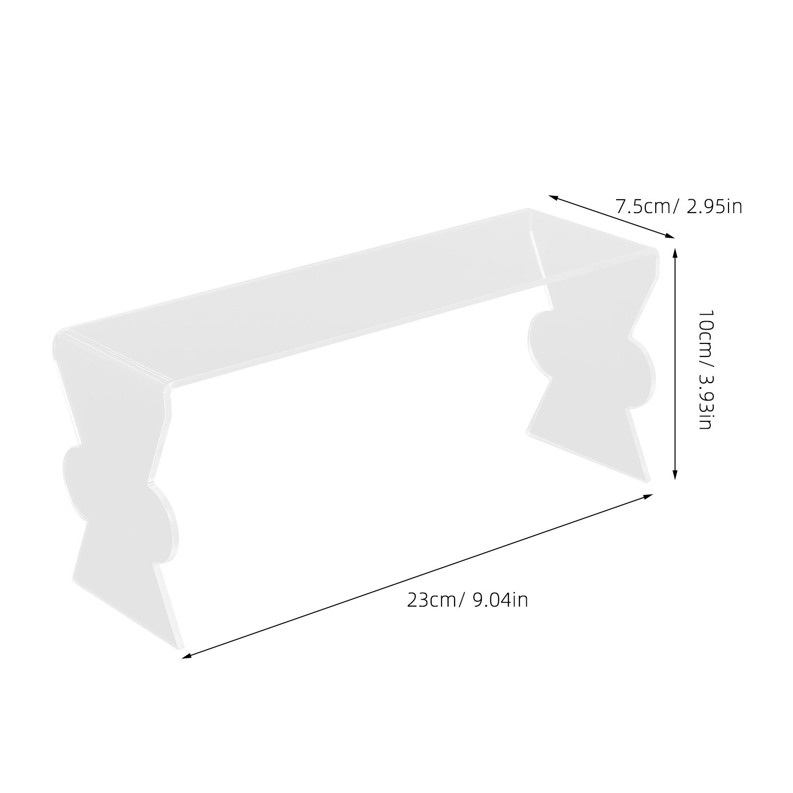 3Pcs Acrylic Display Stand Set - Display Risers Set 评论和价格