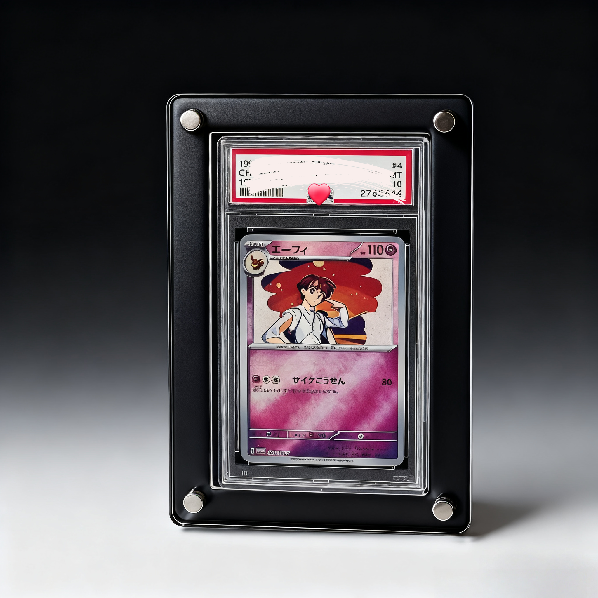 1-Slot Graded Card Stand Black - Graded Card Display 评论和价格