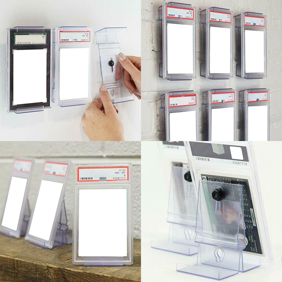 Wall Mount Tabletop Trading Ca - Graded Card Display 评论和价格