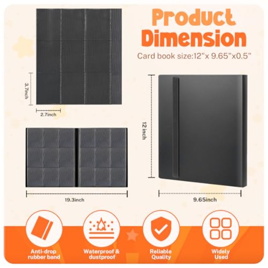 Card Binder, 9 Pocket Trading  - Trading Card Binder 评论和价格