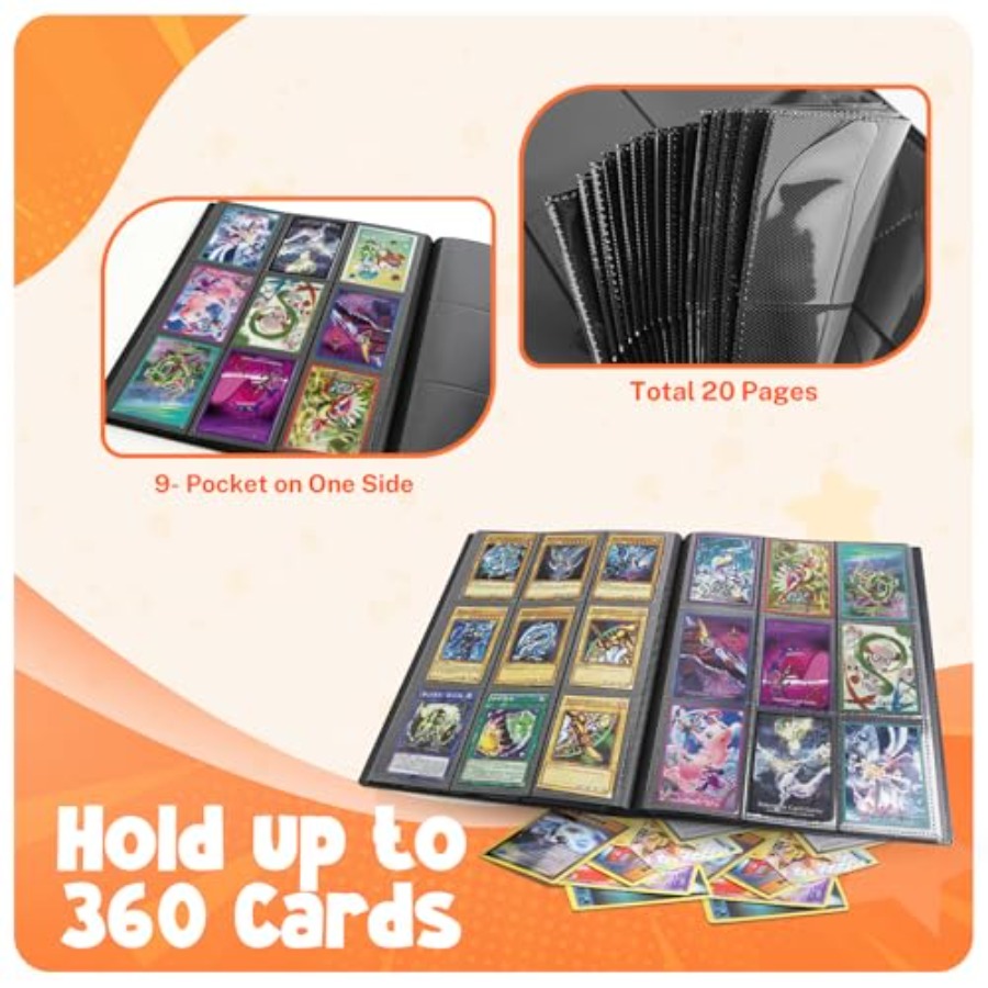 Card Binder, 9 Pocket Trading  - Trading Card Binder 评论和价格