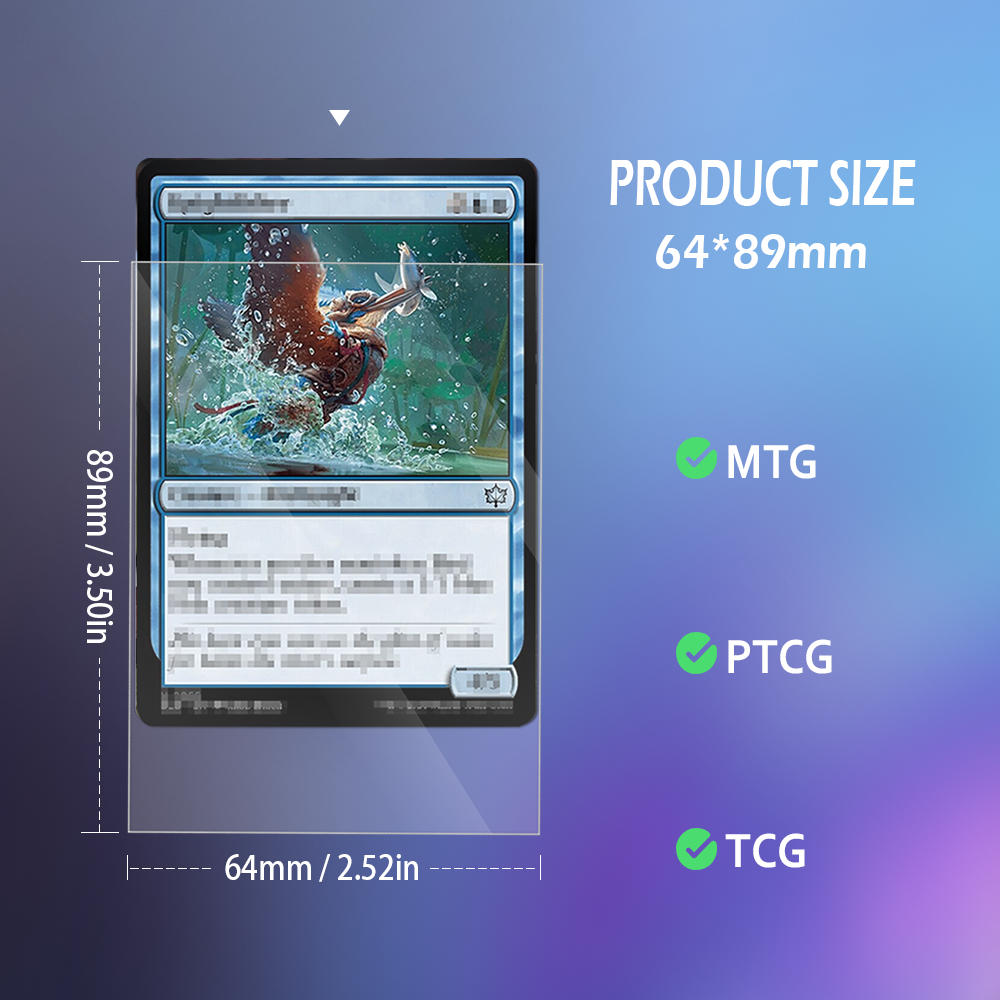 61x88mm/64x89mm Premium Clear  - Card Top Loader 评论和价格