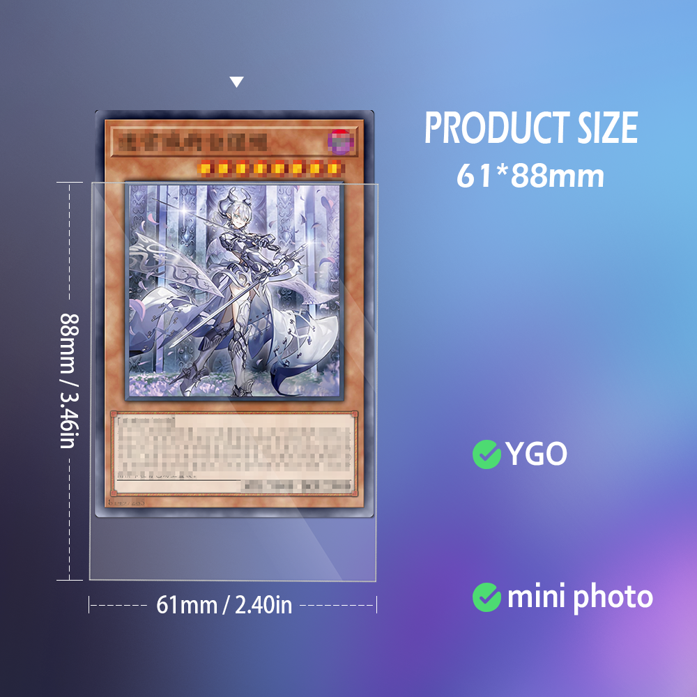 61x88mm/64x89mm Premium Clear  - Card Top Loader 评论和价格