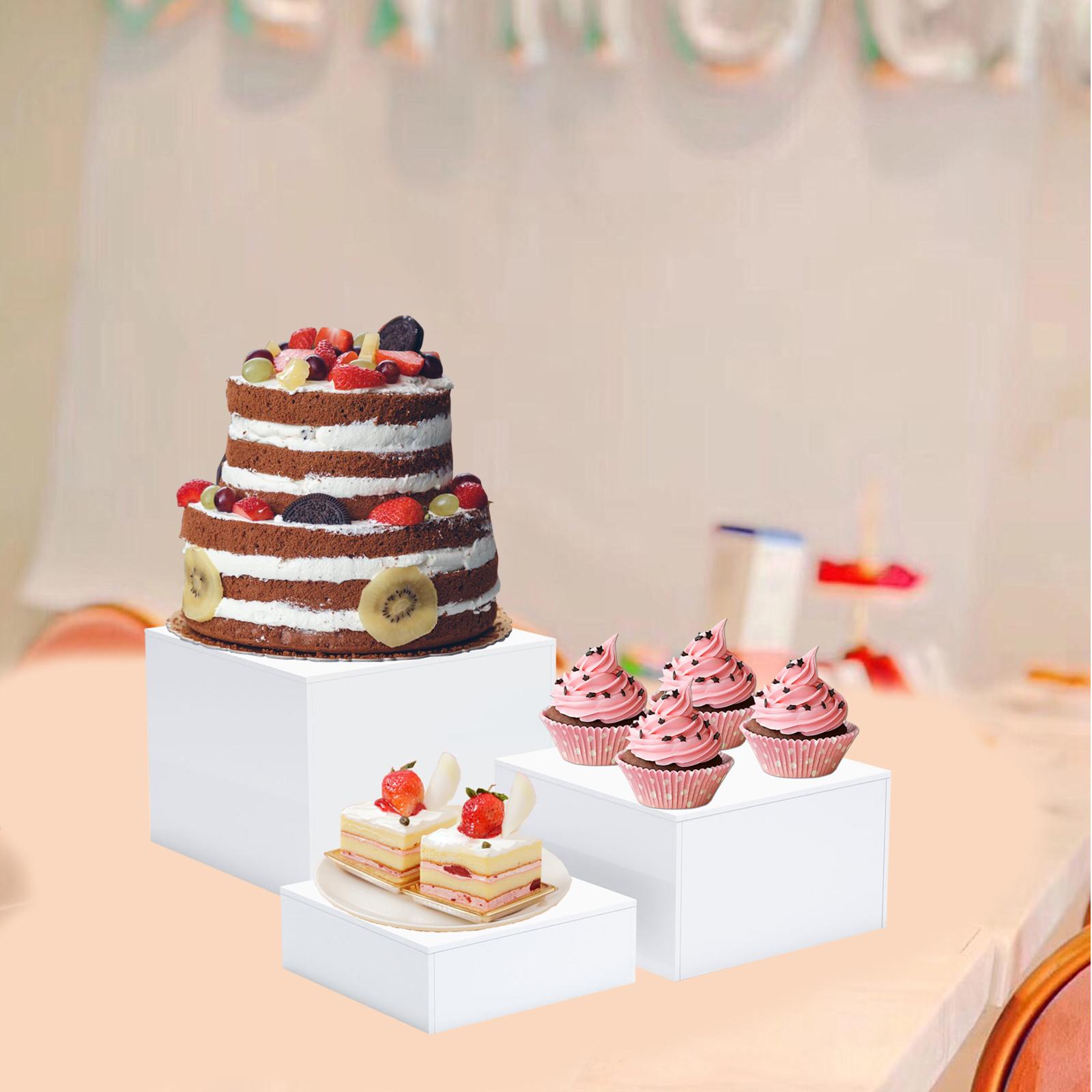 3x Buffet Risers Multi Use Dis - Display Risers Set 评论和价格