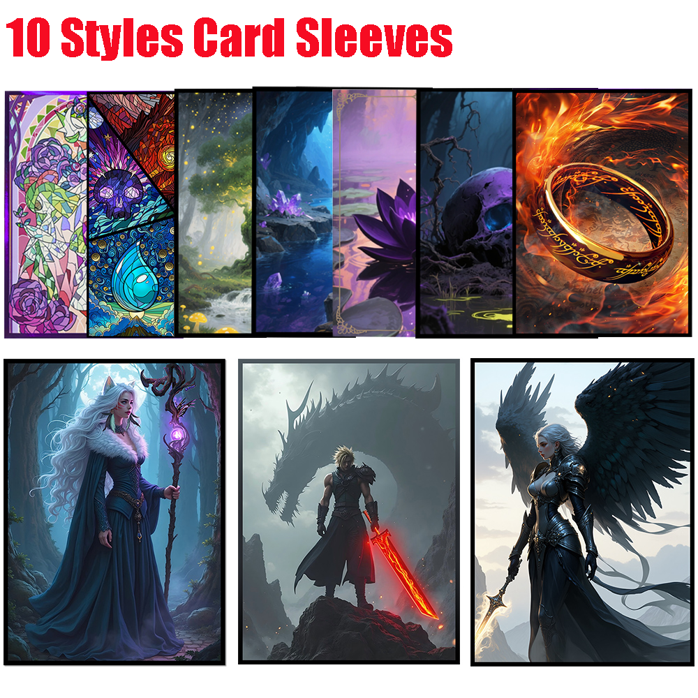 60pcs 66x91mm Multiple Styles  - Card Penny Sleeve 评论和价格