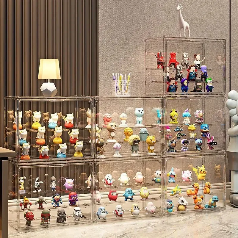 3 Layer Clear Blind Box Storag - Action Figure Stand 评论和价格