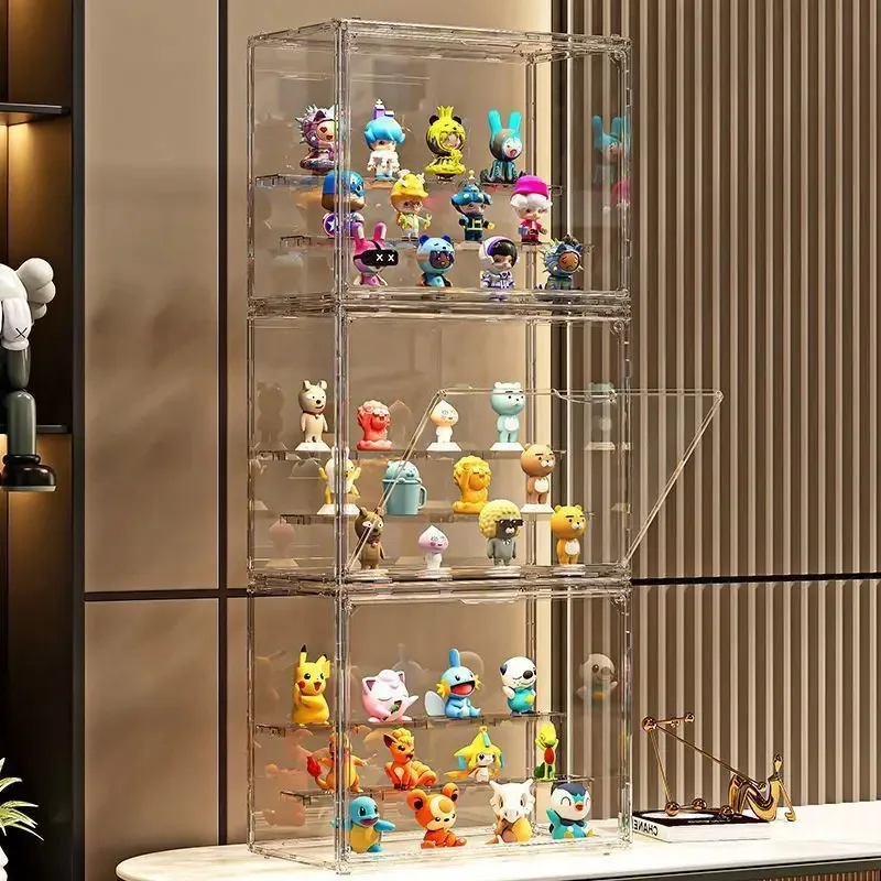 3 Layer Clear Blind Box Storag - Action Figure Stand 评论和价格
