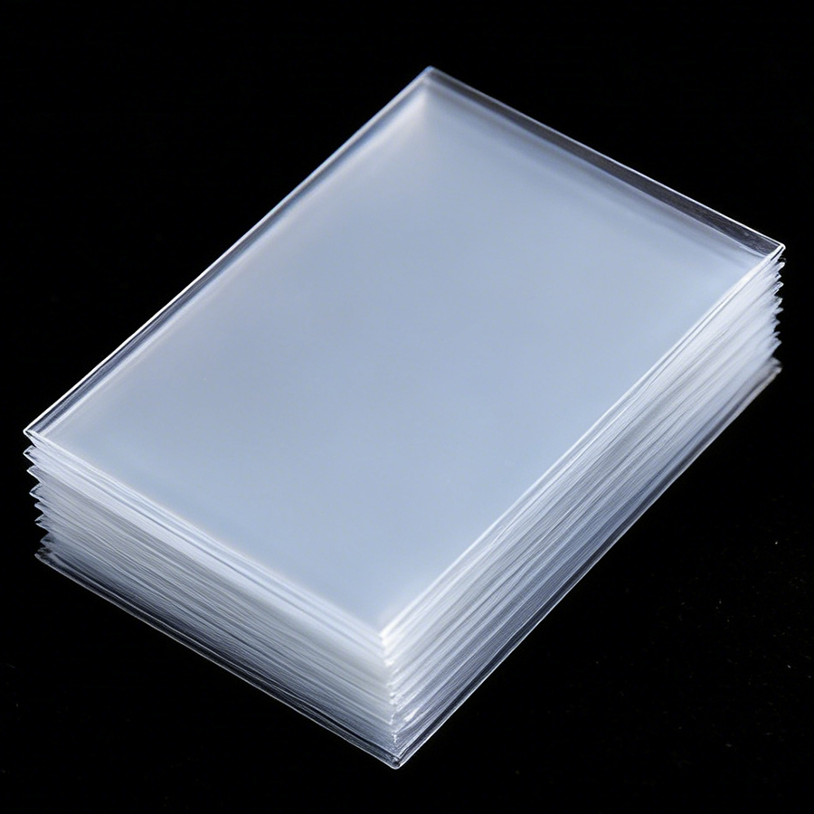 100pcs 8.8/9cm Clear Card Slee - Card Penny Sleeve 评论和价格