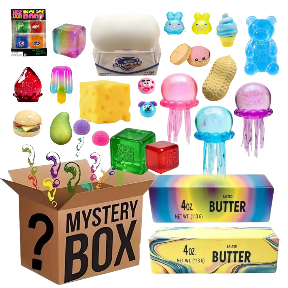 Mystery Fidget Toy Blind Box , - Mystery Box Blind Bag 评论和价格