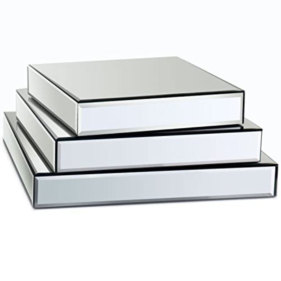 Mirror Display Riser Stands 3  - Display Risers Set 评论和价格