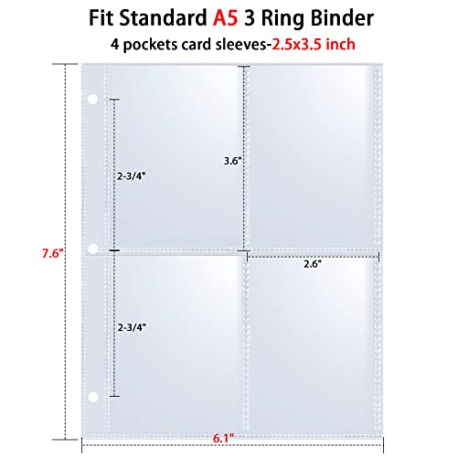 400 Pockets 2.5x3.5 Trading Ca - Trading Card Binder 评论和价格