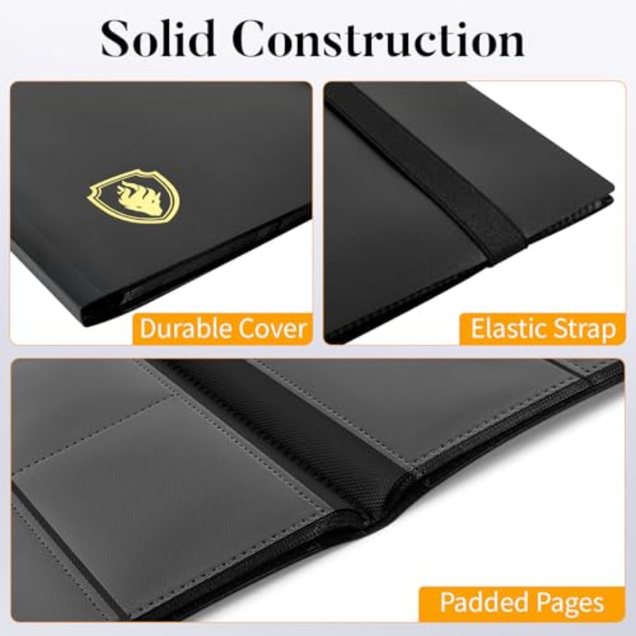 Heavy Duty Card Binder, 9 Pock - Trading Card Binder 评论和价格