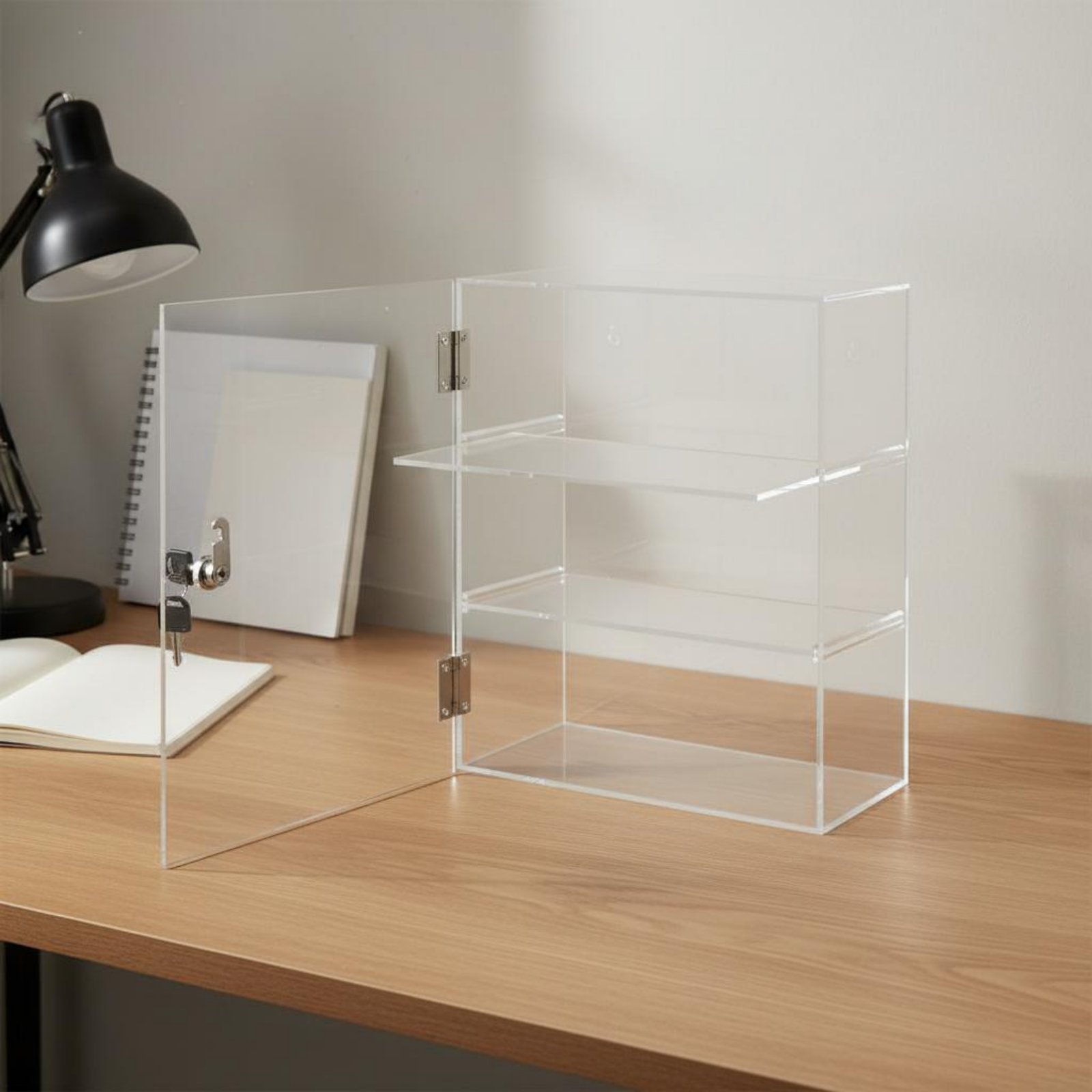 Locking Acrylic Display Case L - Display Case Acrylic 评论和价格