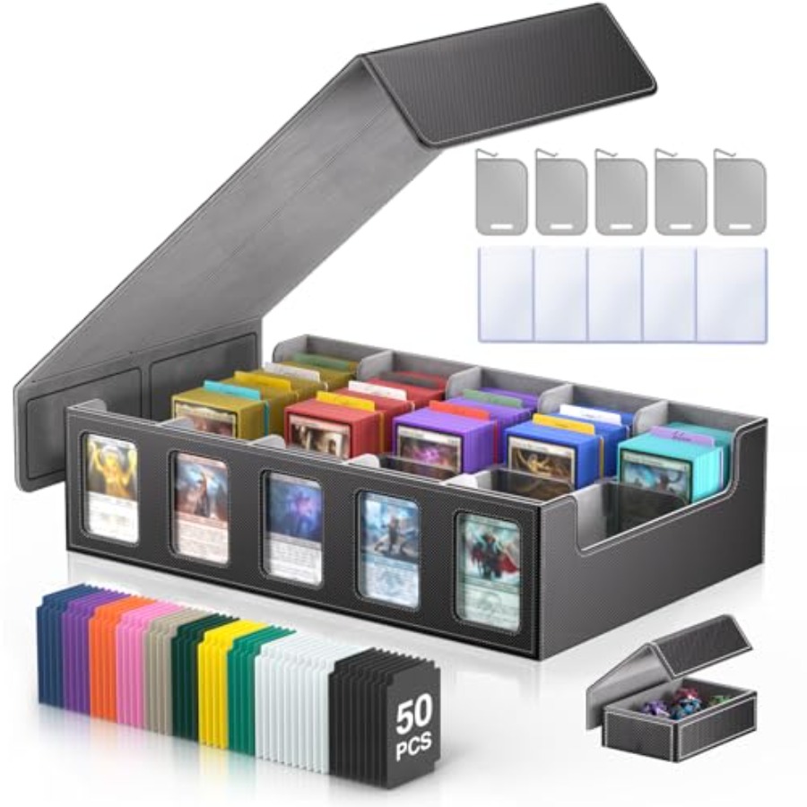 Trading Card Storage Box 5-Row - Card Top Loader 评论和价格