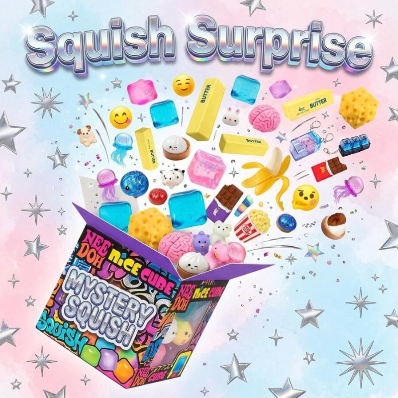 Holiday Squishy Mystery Blind  - Mystery Box Blind Bag 评论和价格