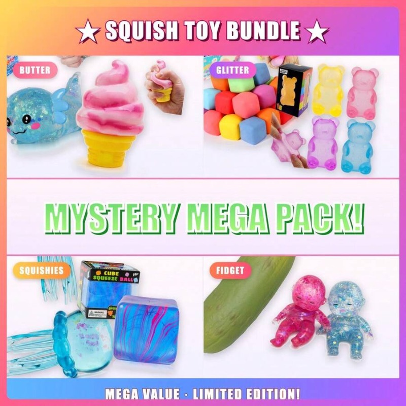 Holiday Squishy Mystery Blind  - Mystery Box Blind Bag 评论和价格