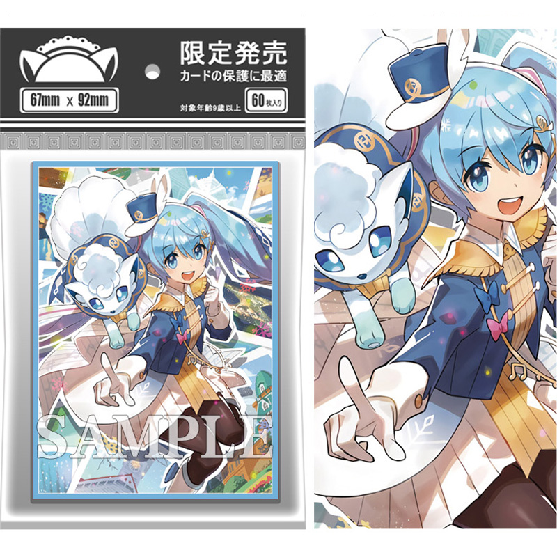 60Pcs/set Hatsune Miku Vulpix  - Card Penny Sleeve 评论和价格