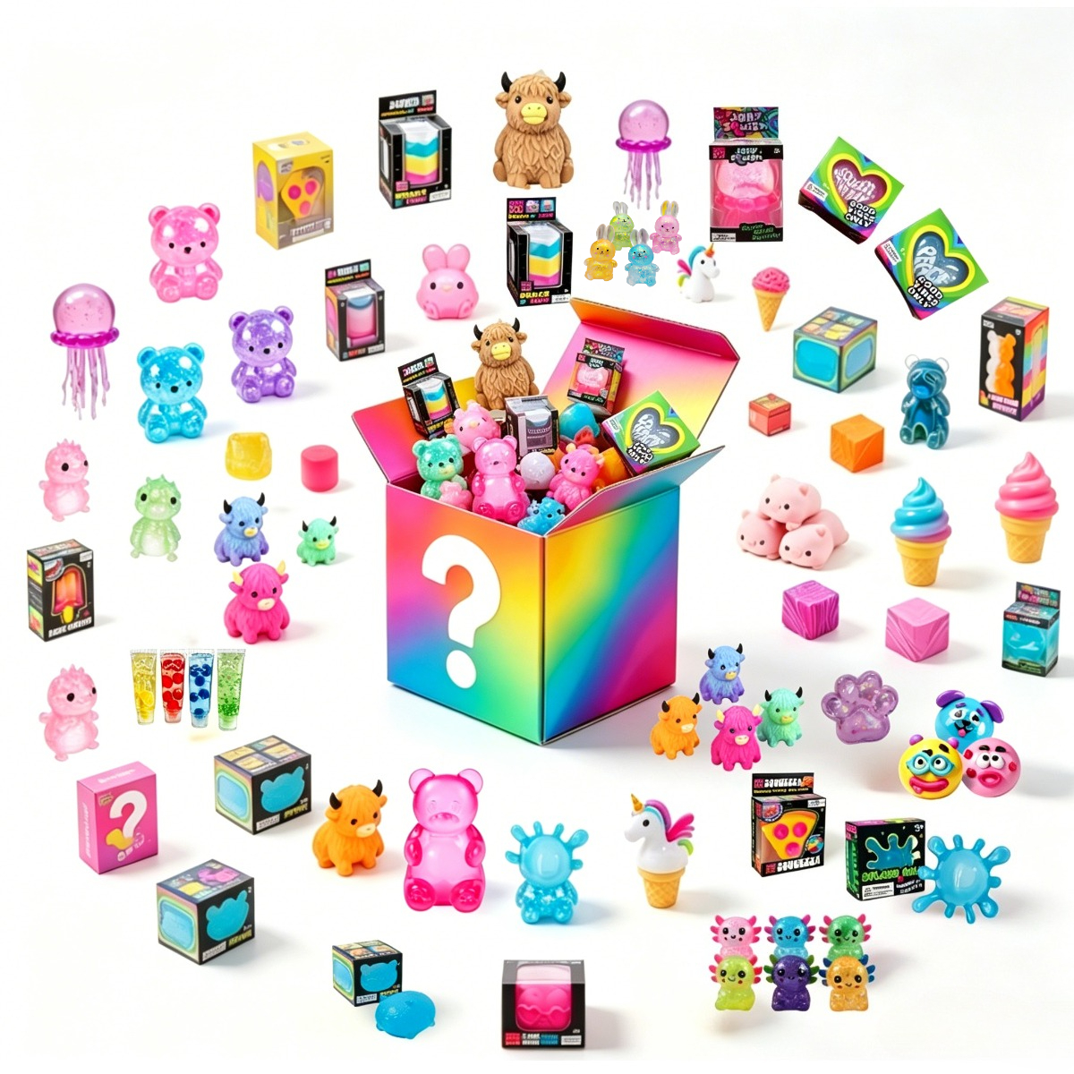 2026 New Model Rainbow Gradien - Mystery Box Blind Bag 评论和价格