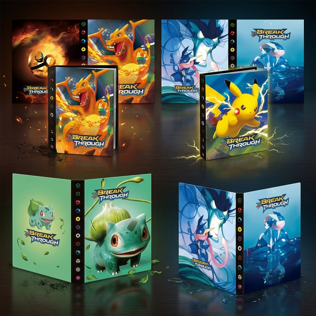 Bandai Pokemon 4 Grid Card Alb - Trading Card Binder 评论和价格