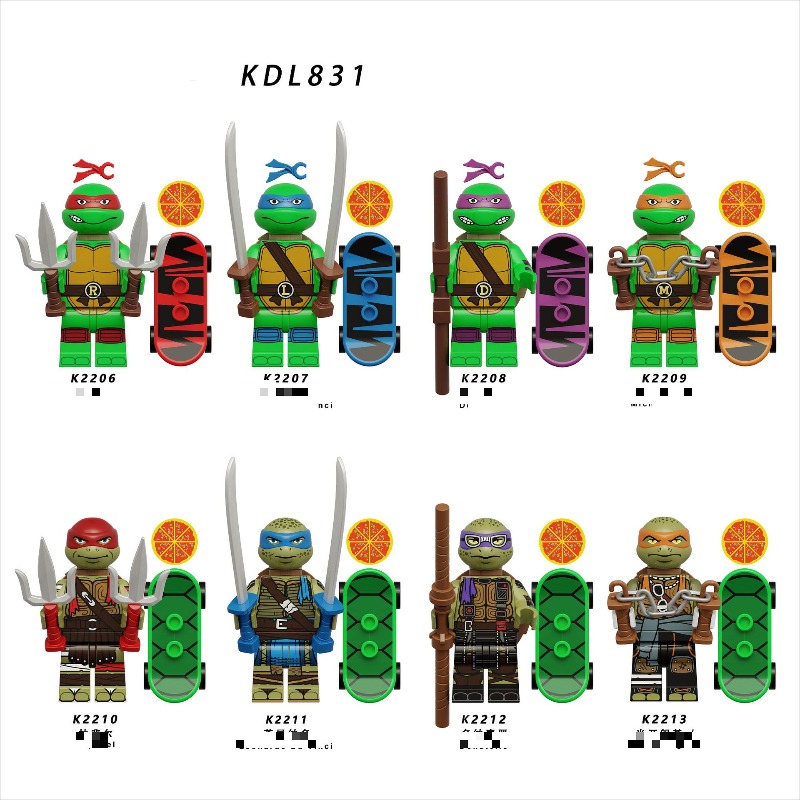 KDL831 cartoon series Teenage  - Building Block Mini 评论和价格