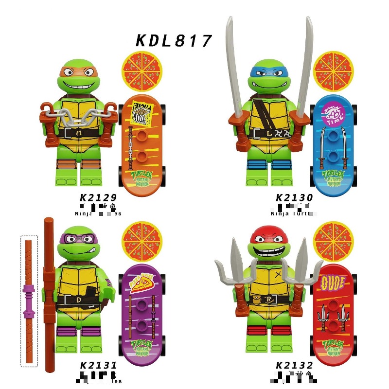 KDL831 cartoon series Teenage  - Building Block Mini 评论和价格