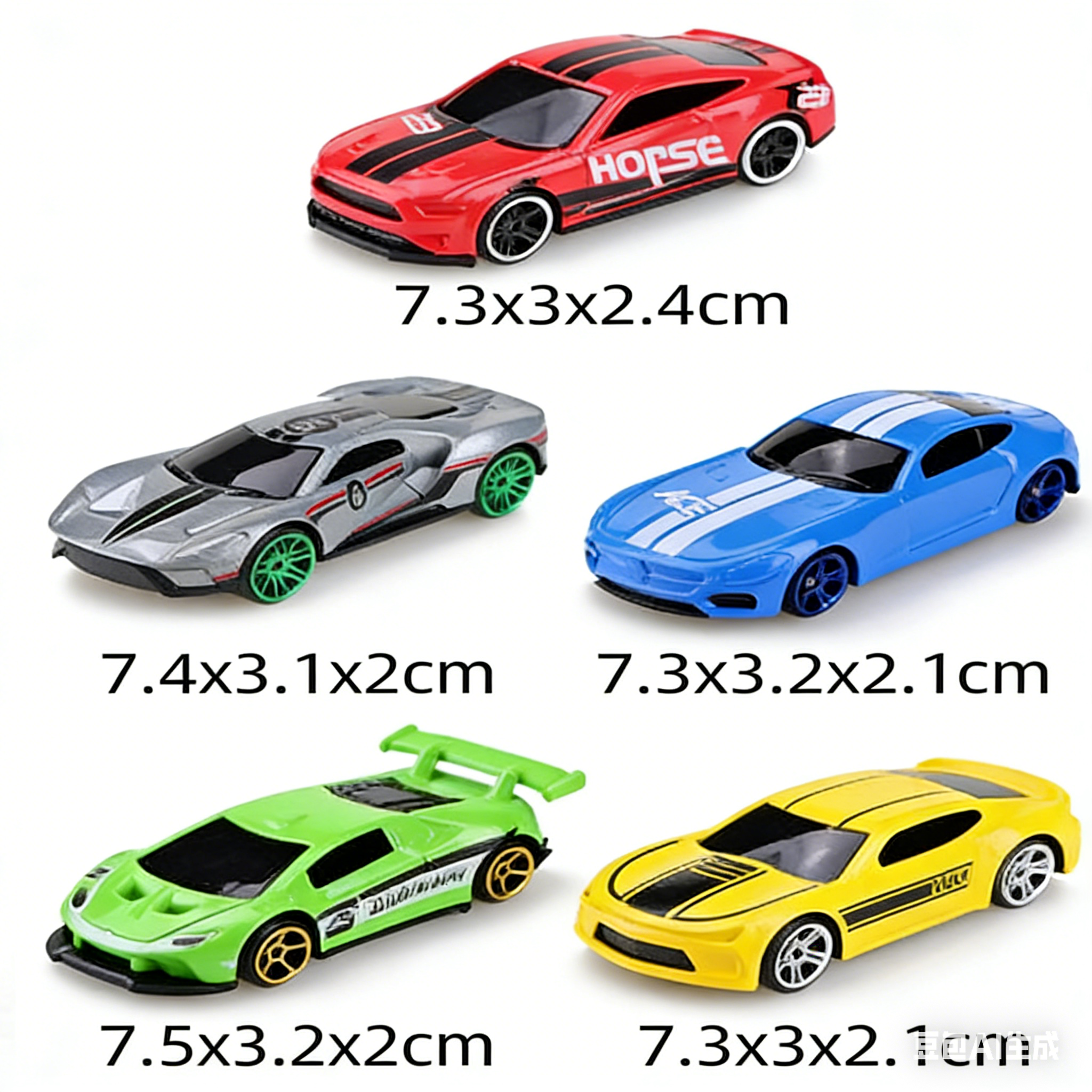 (Boxed) 1/64 scale, 5-pack poc - Die Cast Car 1 64 评论和价格