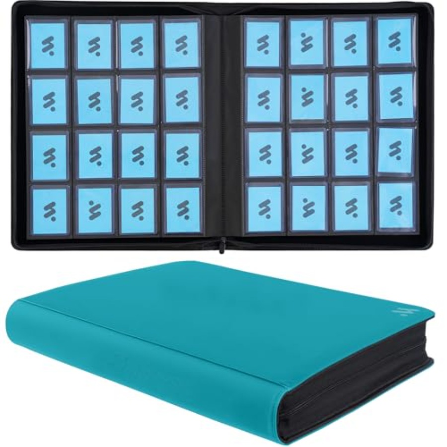 Toploader Binder Holds 640 Top - Card Top Loader 评论和价格