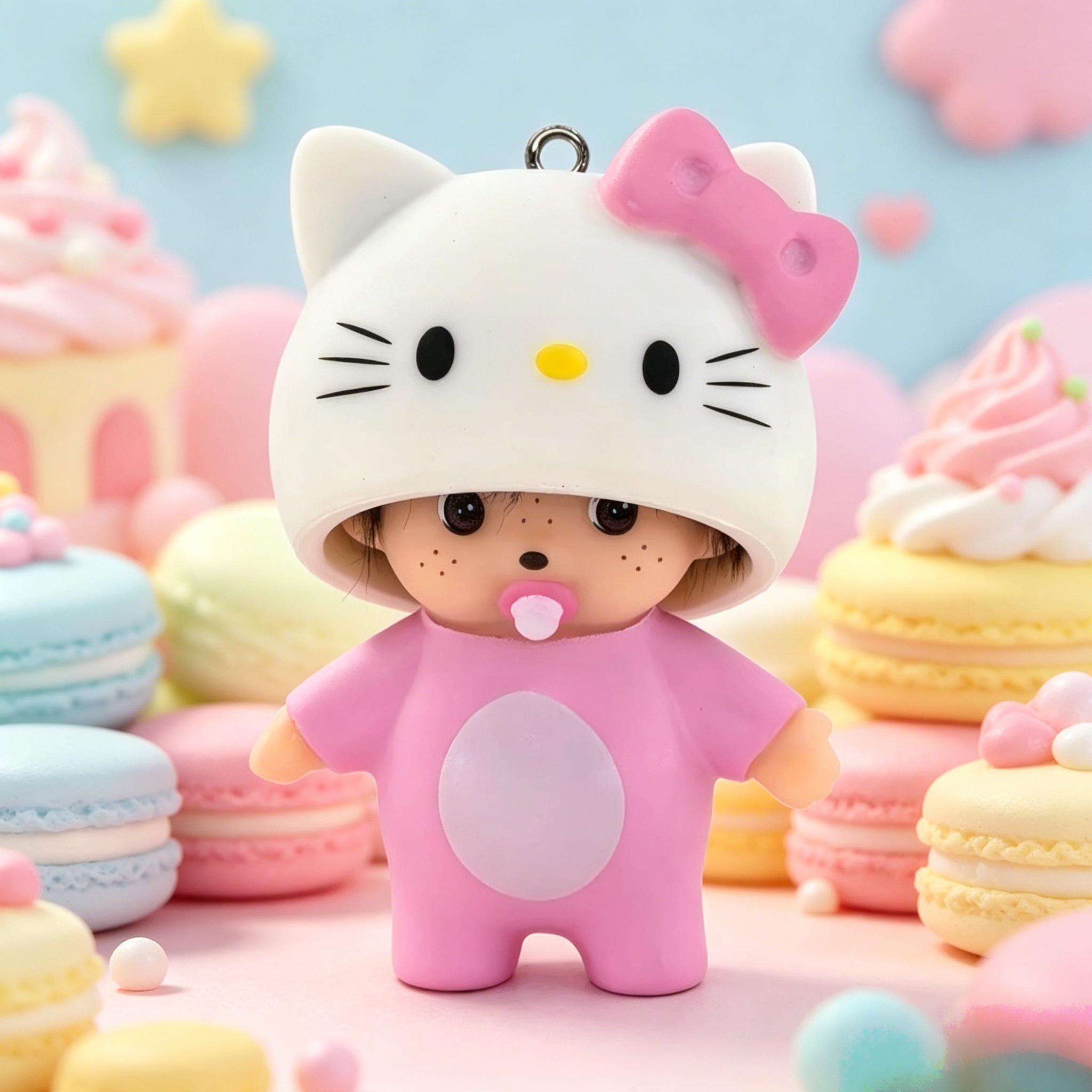 Cute Hello Kitty Keychain Anim - Vinyl Figure Blank 评论和价格