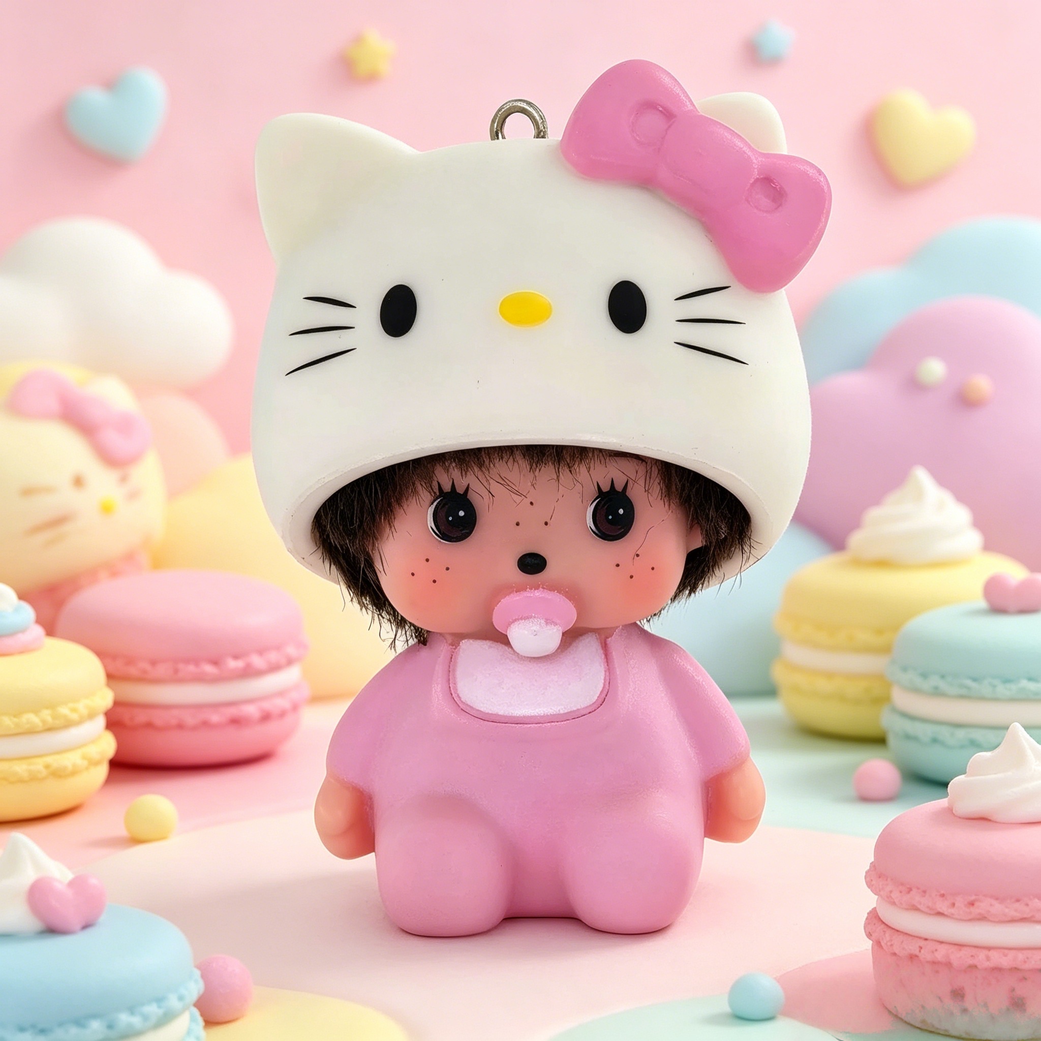 Cute Hello Kitty Keychain Anim - Vinyl Figure Blank 评论和价格