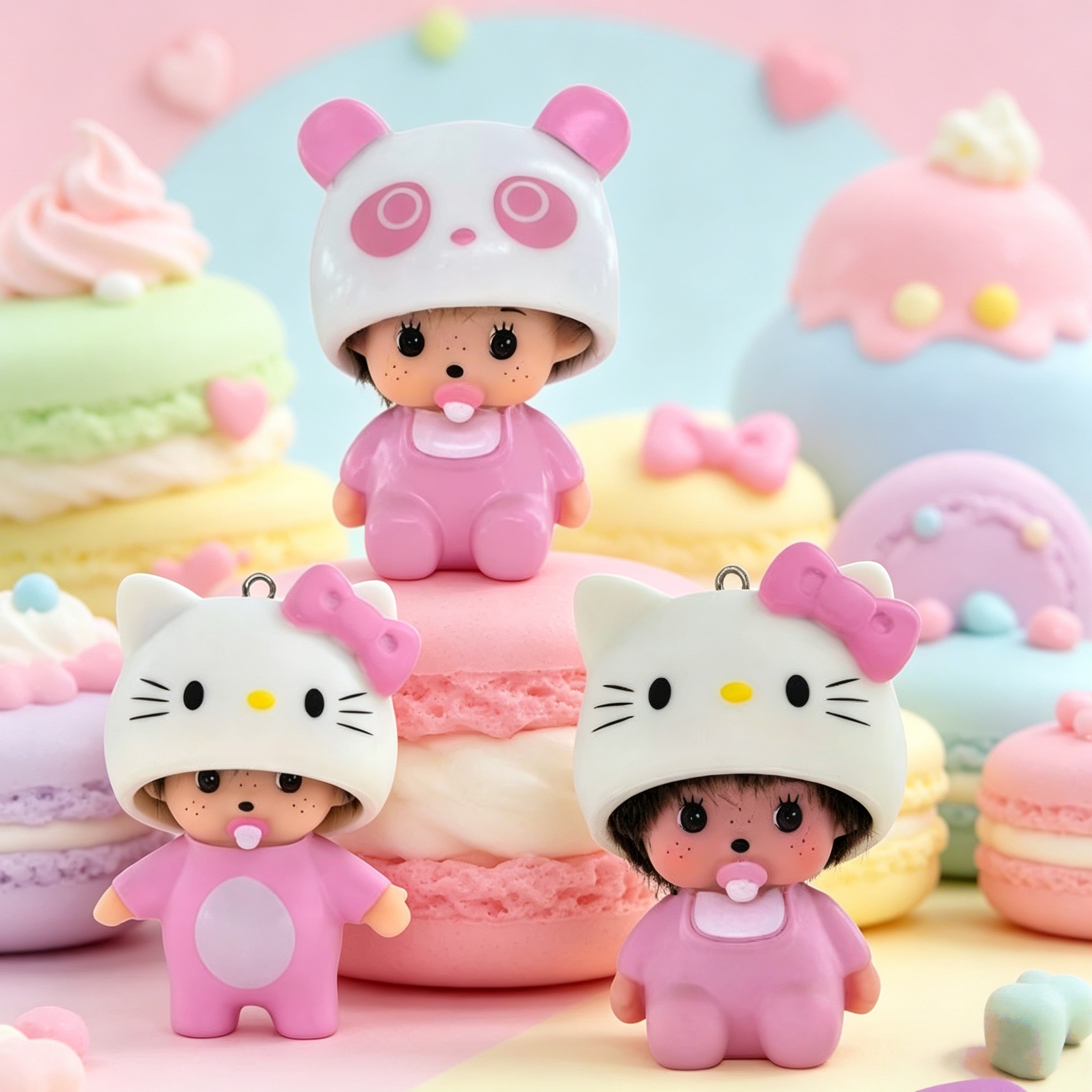 Cute Hello Kitty Keychain Anim - Vinyl Figure Blank 评论和价格